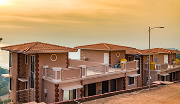 Exterior view of The Blue Breeze at Dapoli Ratnagiri by Asthavinayak developers
